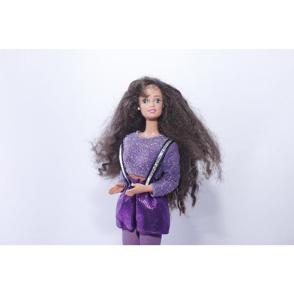 Mattel, 1994, Teresa, Dance Moves, Barbie Doll, Bent Arms, Purple Uotfit, - Picture 1 of 2